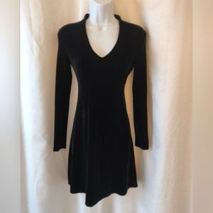 Vintage Cache gold label black velvet dress - perfect for holiday parties!